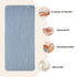 6 Pack, 100% Konssy Muslin Baby Burp Cloths Soft Absorbent Cotton Burping Clothes for Newborns, Baby Boys and Girls