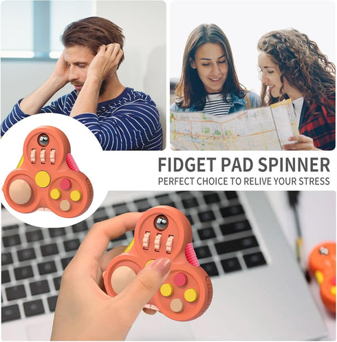 Fidget Toys for Adults - Fidget Pad, Autism Fidget Cubes, Anxiety Relief Stress Toys, Sensory Gifts for Kids Teens
