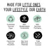 60 Pack (THEO001) | Disposable Splat Mats | THEO'S MATS | Highchair Splat Mat for Floor | Baby Led Weaning Supplies |