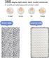 Grey,52 x28 Snow Leopard Themed Fitted Crib Sheet,Soft Toddler Mattress Sheet Fitted - Crib Mattress Sheet or Toddler