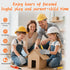 Zitranse Cutter,148 Girls,5 6 7 9,Building Set,Ageds 4+ Cardboard Cutting Tools for Kids with Storage box,Safe DIY PCS