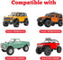 HobbyPark 62x21mm 1.0 Sticky Tires, S5 Super Soft All Terrain Tires for TRX4M AX24 SCX24 1/18 1/24 RC Crawler