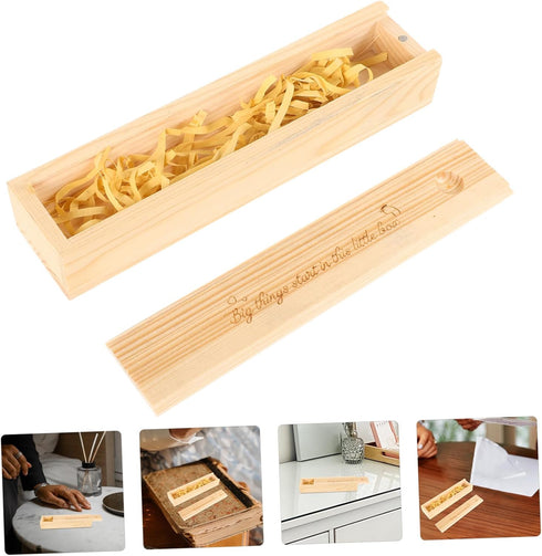 Elegant Wooden Keepsake Box for Pregnancy Test and Memory Storage