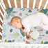 Fitted Crib Sheets, Turtle Sea Horse Stretchy Portable Playard Sheets, Soft Mini Crib Mattress 39 x 27 in for Babies