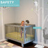iTODOS Baby Monitor Floor Stand Holder, Compatible with Babysense Video Baby Monitor V43/HDS2/V24R, Strong Heavy Metal
