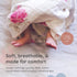 100% 47 47 Margaux & May Muslin Baby Swaddle Cotton, Large x Newborn Swaddle, Soft & Breathable Muslin Swaddle Blanket