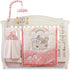 4 Set EVERYDAY KIDS Precious Moments Noahs Ark Pc Crib Bedding for Girls Nursery Includes Baby Bed Quilt, Fitted Sheet