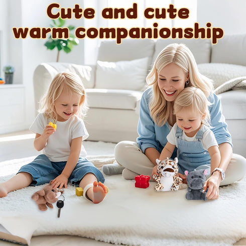 cideny 12 4.5 Inch Pcs Small Stuffed Animal Bulk - Fluffy Stuffies, Animals Keychain Decoration, Carnival Prizes