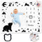 Bear Baby Blanket - Baby Monthly Milestone Blanket for Boys, Includes Felt Frame, Month Blanket Baby Shower Baby