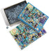 Cobble Hill 1000 Piece Puzzle - Rainbow Collection: Blue - Sample Poster Included