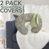 2 Pack Ultra Soft Original Boppy Compatible Pillow Covers Boy, Stretchy Nursing Pillow Cover Girl, Easy to Use & Clean
