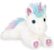 Bearington Collection 10-Inch Unicorn Stuffed Animal Plush - Rainbow Shimmers White - Soft Fluffy Magical Gift for Kids