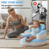 TIDNNS 3-36 Inflatable Baby Seat for Babies Months, Built-in Air Pump, Sit Me Up Chair with Tray and Back Support