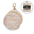 PYBUG Swan Round Pacifier Storage Case, Polyester & TPU Lined with Hook Buckle, Pacifier Container Box for Baby