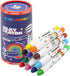 Lebze 12 Colors Toddler Crayons, Non-Toxic Silky Jumbo Washable Baby Coloring Tool, Safe Art School Supplies for Kids