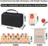 Rummy Set 4 2026-108 4 Doreimi Non-Transparent Cube Game Players Tiles, Anti-Slip Wooden Racks/Trays, Dual Storage