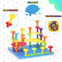 Set 101Pcs 3-6 Ggiibro Peg Board Toy DIY Building Stacking Toys for Kids Years Old,STEM Educational Kids Toy for Brain