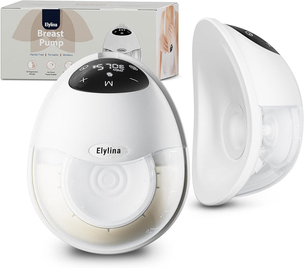 Wearable Breast Pump, Curved Fit, Leak-Free Comfort, Electric, Portable & Hands-Free, Strong