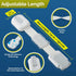 Child Safety Strap Locks (4-Pack) for Cabinets, Drawers, Toilet, Fridge, Easy Installation with 3M Adhesive Pads