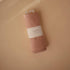 35x35 Inch mushie Extra Soft Baby Blanket | Cotton and Elastane Ribbed Receiving Blanket, Swaddle, Stroller | (Blush)