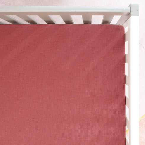 GRSSDER Soft Muslin Crib Sheet 1 Pack, 100% Cotton Crib Sheets for