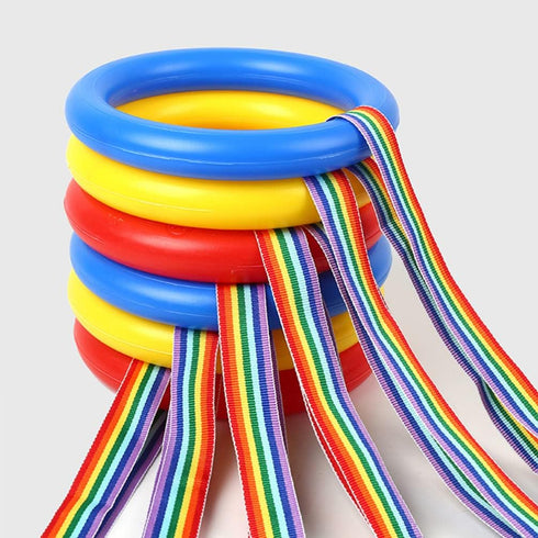 Kids Walking Rope - 8pcs Detachable Hold A Ring Walking Rope with Handles for Daycare Outdoor Safety
