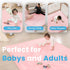 1.3" 28x72 Tummy Thick Baby Play Mat for Floor, Foam Time Mat, Padded Support Soft Plush Bedside Rugs for Infant Kids
