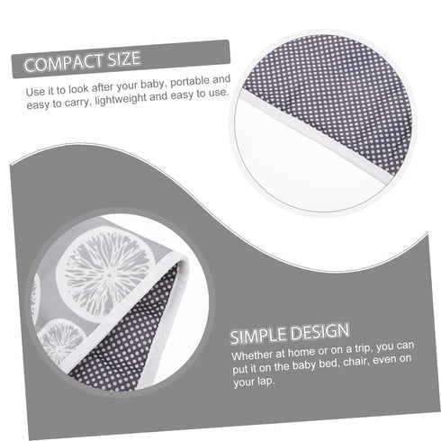 ORFOFE Portable Changing Pad Lightweight Diaper Cushion for Newborns and High-Grade Material Safe for Crib Seat Rest