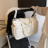 Xinsheinelry Stylish Large Capacity Diaper Bag with Delicate Embroidery for New Mom Portable Organiser for Travel