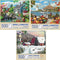 Bits and Pieces Value Set of Three Large 500 Piece Jigsaw Puzzles