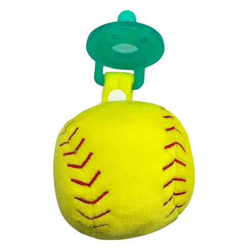 Gamezies Baby Boy and Girl Silicone Pacifier with Detachable Sports Plush Toy