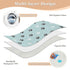 siphylline 52" 34" Animal Cat Paw Black White Cyan Extra Large Resuable Potty Training Pad Highly Absorbent Baby Diaper