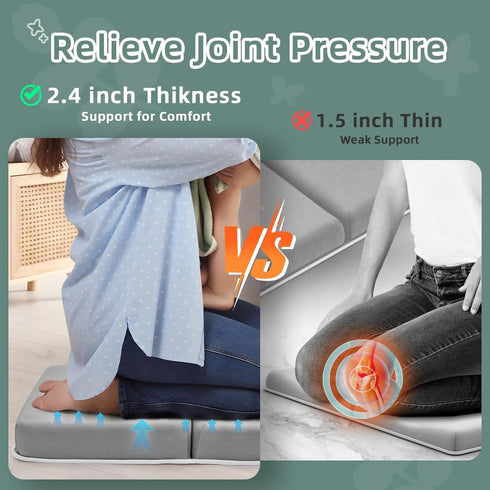 Elbow Set 26'' 2.4'' IFNOW Baby Bath Kneeler and Rest Pad - Extra Long and Thick, Quick Dry Kneeling Pad for Bathing