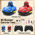 Kids Remote Control Car Toys Set, 2 Pack RC Battle Stunt Cars with LED Lights & Sound for Ages 2-12