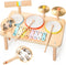 WINGYZ Kids Drum Set 9-in-1 Montessori Toys for 1-3 Year Old &