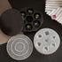 Large Dice Resin Molds DND Silicone Molds - Set of 7 Epoxy Resin Molds for DIY Dice Making in Tabletop Role Playing