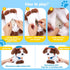 12 Commands, 3+ hahaland Robot Dog Realistic Interactive Plush Kids Toy Voice Controlled Talking Acts Like a Real Puppy