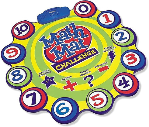 Learning Resources Math Mat Challenge Game, Multi-color, 32 Dia in