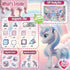Unicorn Toys for Girls Age 4-6, Magnetic Tiles Frozen Toys, Building Blocks for Ages 3-8