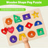 Montessori Toys for Toddlers 1, 2, 3 Year Old, Wooden Shape Learning Puzzles for Baby 12-18-24 Months, Early Educational Toys, Perfect Christmas Birthday Gifts for Boys & Girls Age 1-3