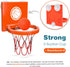 Bath Toys - Bathtub Basketball Hoop for Kids, Mold Free with 3 Strong Suction Cups and 4 Soft Balls - Fun Bath Toys