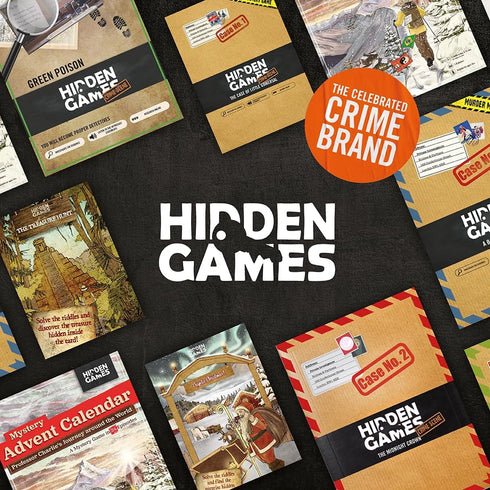 Hidden Games Murder Mystery Game, Solve a Crime at a Folk Festival, Cold Case Detective Investigation with 30+ Clues