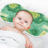 decor gift 4 Pack 22x11in Cotton Burp Cloths Large Soft and Absorbent Honeydew Teal Marble Baby Rags and washcloth