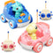 Kidz do 2 Pack Pink Dinosaur Remote Control Car Toys, Easter Present