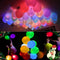 20 LED Light Up Balloons, 12 inch Neon Mixed Colors, Flashing Glow in the Dark for Birthday Party, Wedding, Halloween