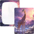 Bseiialft 52 28 Giraffe Snow Night Stars Crib Sheets for Boys Girls Soft and Breathable Cotton Baby Sheets for Standard