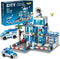 MindBox City Police Station Building Sets, 570pcs City Police Sets Toy Building Bricks Kit for Boys