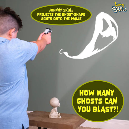 Fotorama Johnny The Skull - Exciting Indoor Ghost Blasting Game for Kids