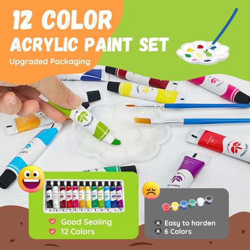 Set 5, 6, 7, 8-12 PLANTMEW Paint & Plant Flower Growing Kit for Kids - Fun Kids Gardening - Unique Birthday, Crafts