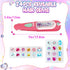 24 3 4 5 6 7 8 Aooess Hair Gem for Girls Styling Tool Kit: Hair Gem Stamper Reusable Rhinestones, Gems Stapler
